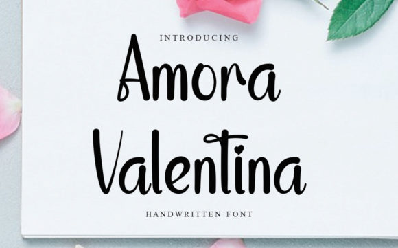 Amora Valentina: A Handwritten Font Built for Crafters and Sellers
