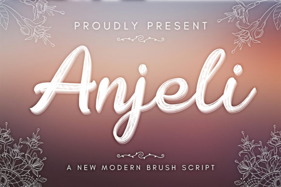 Anjeli: A Flowing Script Font for Digital Marketing