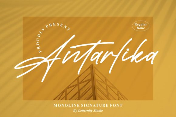 Antarlika: A Handmade Seller’s Script Font for Labels, Cards, and Packaging