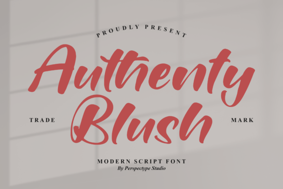 Authenty Blush: A Script Font That Brings Campaign Visuals to Life