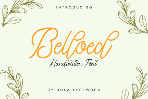 Belloved: A Flowing Script Font for Modern Web Design
