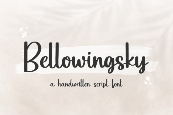 Bellowingsky Font Brings Campaign Messaging to Life in a Single Stroke