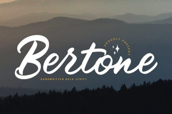 Bertone: A Natural Brush Font with Energetic Appeal for Branding