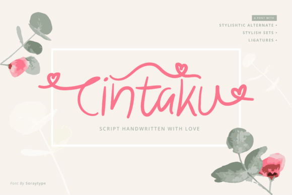 Cintaku Font: The Handwritten Typeface That Polished My Brand