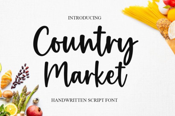 Country Market Font for Brand Storytelling