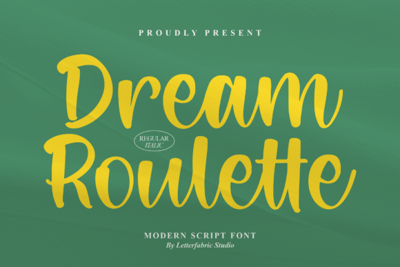 Dream Roulette: A Handwritten Font for Brand Identity