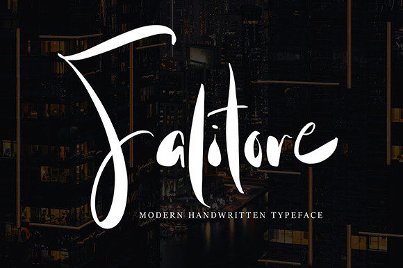 Falitore: A Handwritten Font That Bridges Personality and Digital Precision