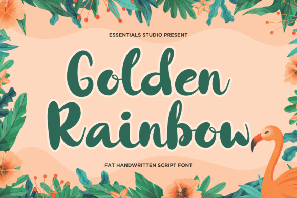 Golden Rainbow Brings Warm Character to Your Brand Font Choices