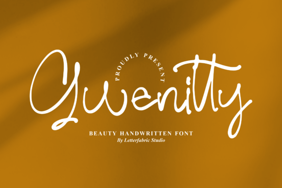 Gwenitty: Handwritten Font for Personal, Handmade Products