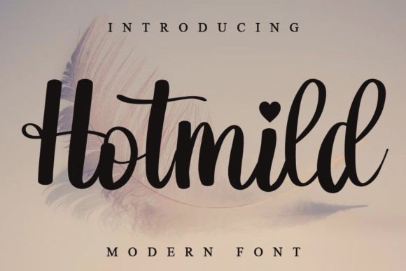 Hotmild: A Script Typeface for Editorial Warmth and Readable Design