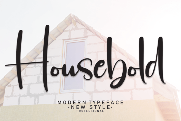 Housebold: A Script Typeface for Editorial Storytelling