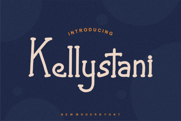 Kellystani: A Handwritten Font with Editorial Charm