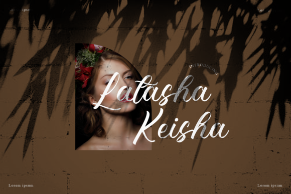 Latasha Keisha: A Script Font for Editorial Design