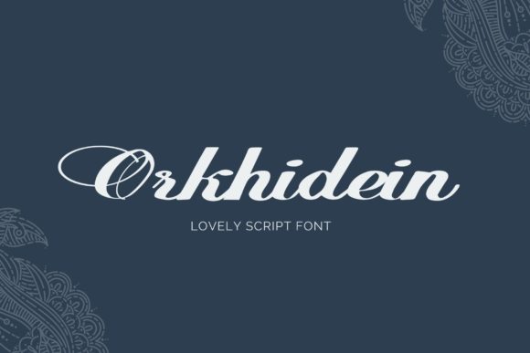Orkhidein Script Font for Small Business Branding