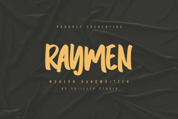 Raymen: A Handwritten Font That Brings Digital Designs to Life
