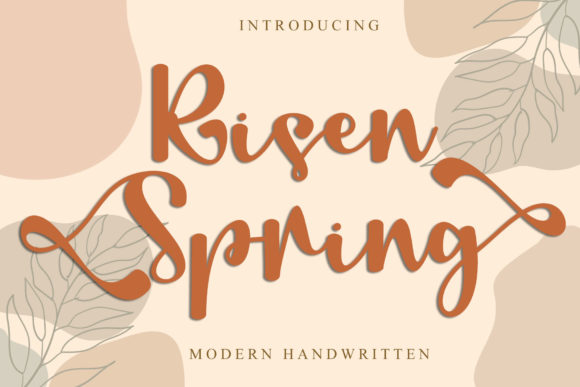 Risen Spring: A Handwritten Font That Gives Your Brand a Fresh Start