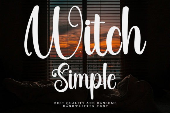 Simple Witch: A Refined Script Typeface for Modern Web Design