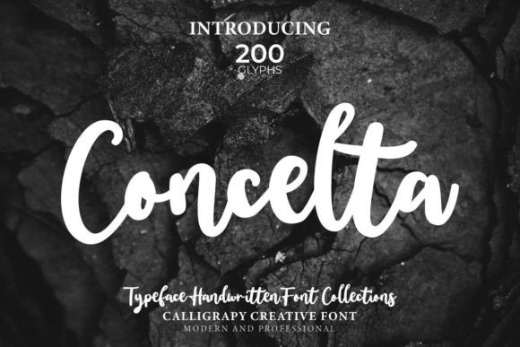 Testing Concelta: A Handwritten Font That Adds Character to Campaign Visuals