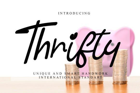 Thrifty Font: A Handwritten Typeface Built for Brand Visibility